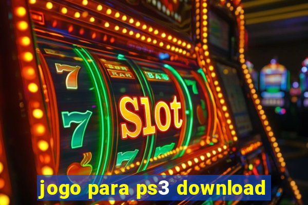 jogo para ps3 download